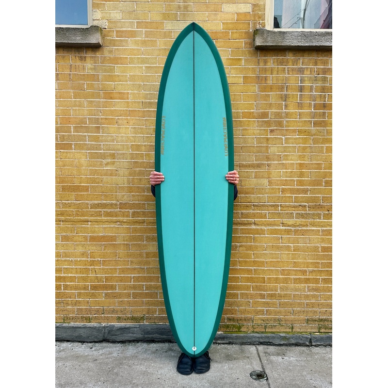 7’2″ Lovemachine Surfboards FM – Emerald/Aqua