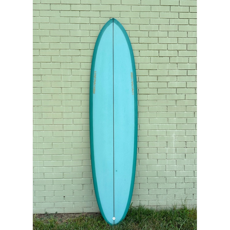 7’2″ Lovemachine Surfboards FM – Jade Blue