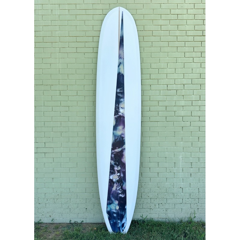 9’2″ Michael Arenal Omnibus Longboard- White/Abstract
