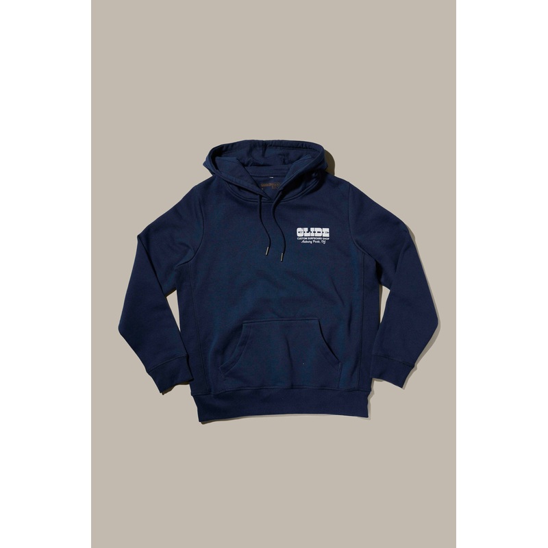 Glide Custom Surfboard Shop Hoodie – Navy