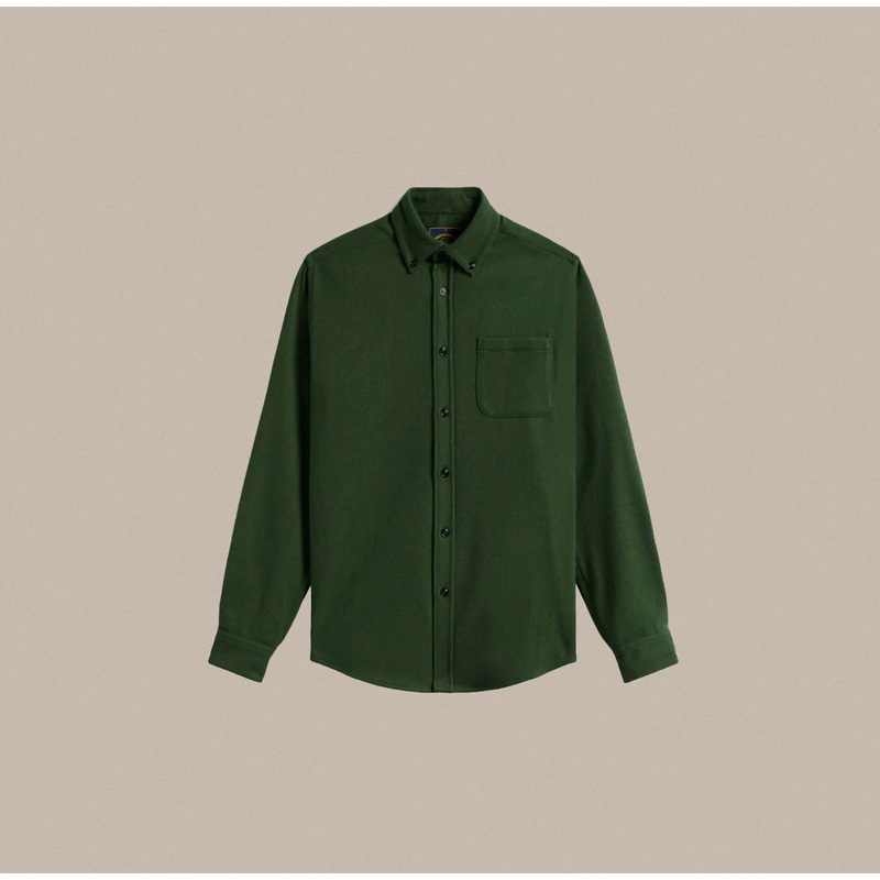 Portuguese Flannel Form Shirt – Green