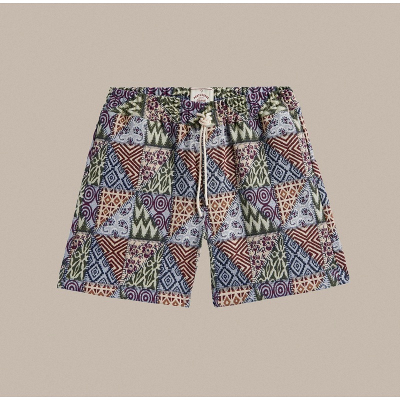 Portuguese Flannel Patch Tapestry Shorts