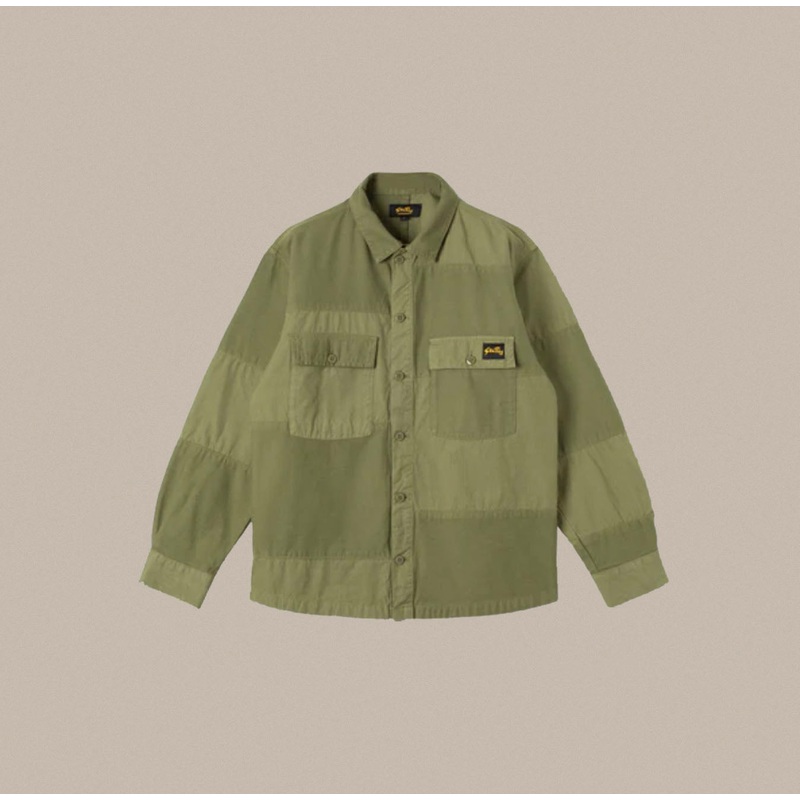 Stan Ray CPO Shirt – Olive Sateen/Ripstop Mix