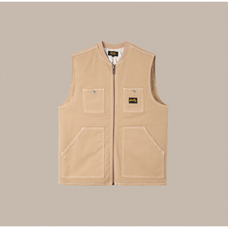 Stan Ray Pork Chop Vest – Antique Khaki Duck