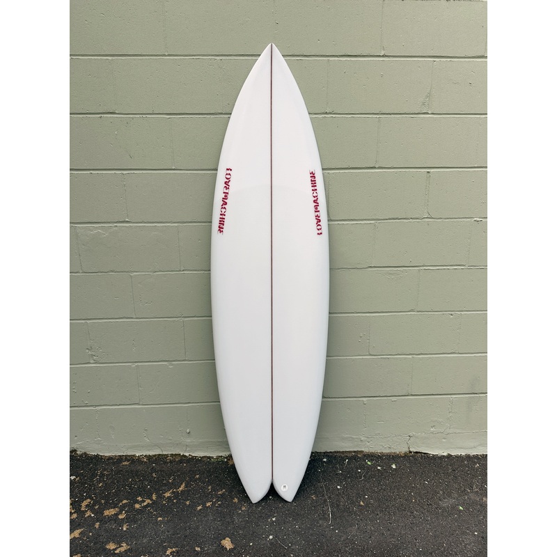 5’10” Lovemachine Surfboards Pedestrian Ship – Clear FCS