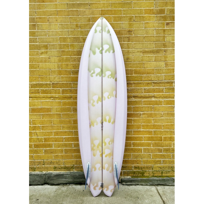 5’10” Lovemachine Surfboards Pedestrian Ship – Lavender