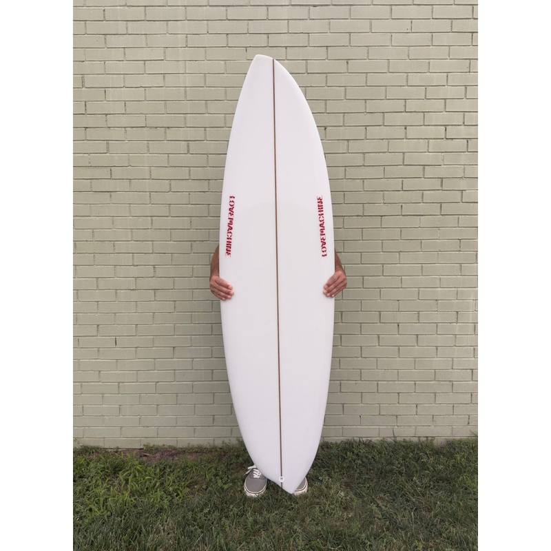 6’1″ Lovemachine Surfboards Zambal (Regular) – Clear
