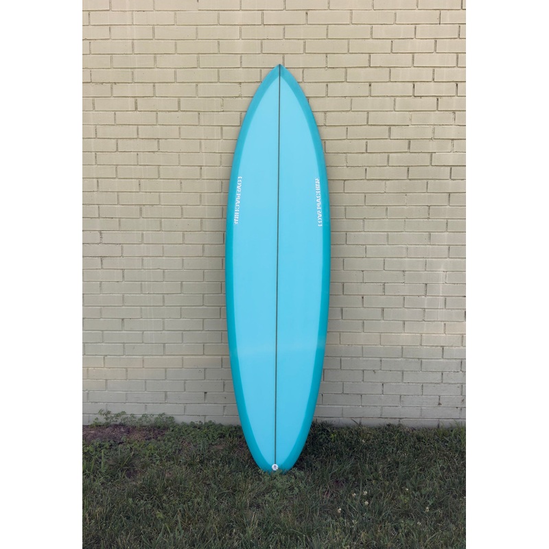 6’6″ Lovemachine Surfboards FM – Turquoise