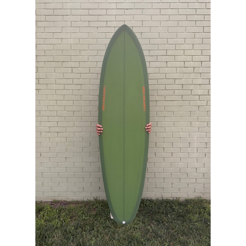 6’9″ Lovemachine Surfboards FM – Clover Green