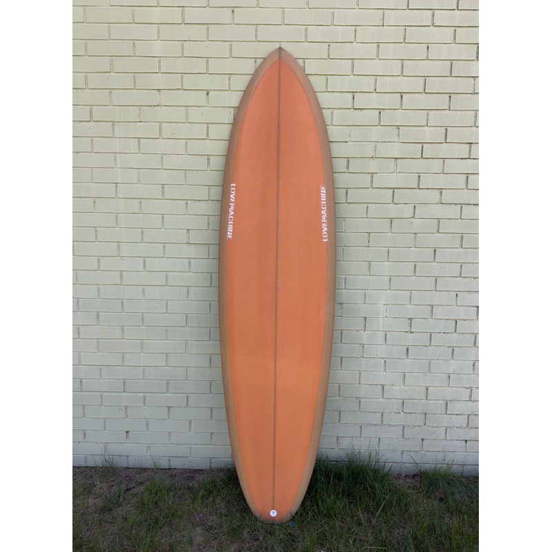 6’9″ Lovemachine Surfboards FM – Orange & Blue