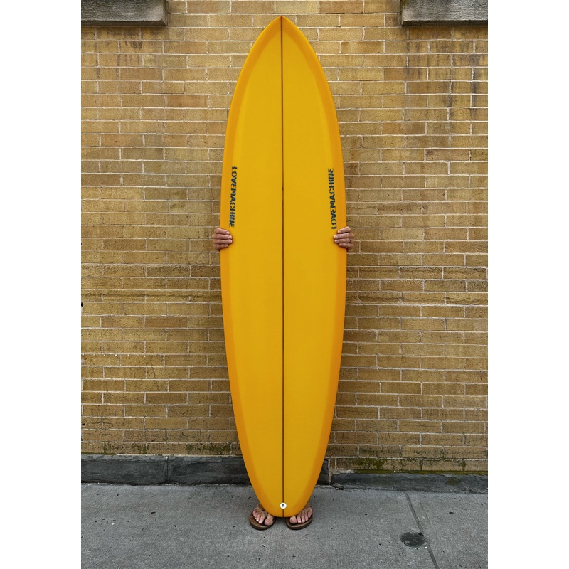 6’9″ Lovemachine Surfboards FM – Swami Yellow