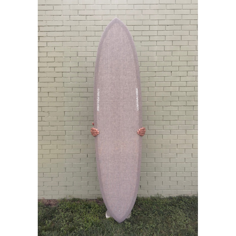 7’6″ Lovemachine Surfboards Thick Lizzy – Flax