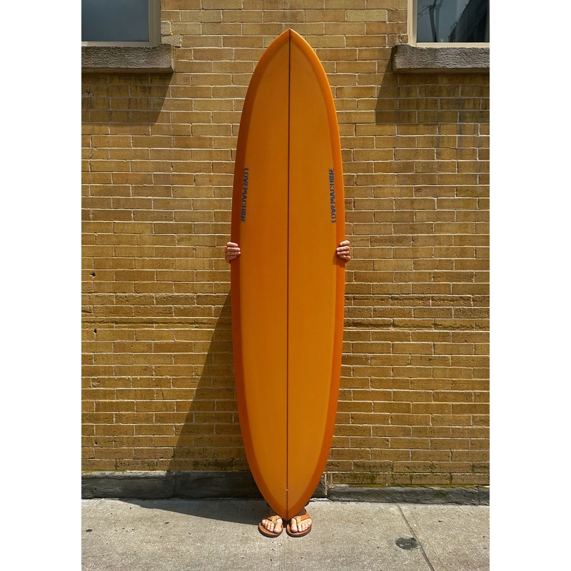 7’6″ Lovemachine Surfboards Thick Lizzy – Mandarin