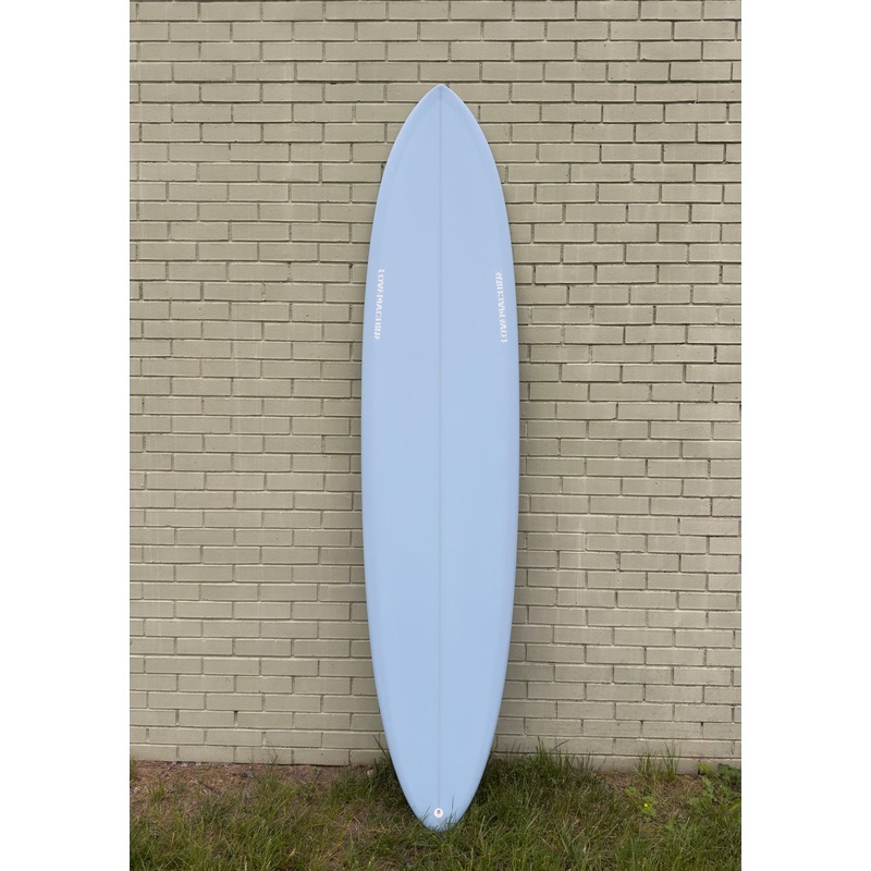 8’1″ Lovemachine Surfboards FM – Semi-Opaque Sky Blue