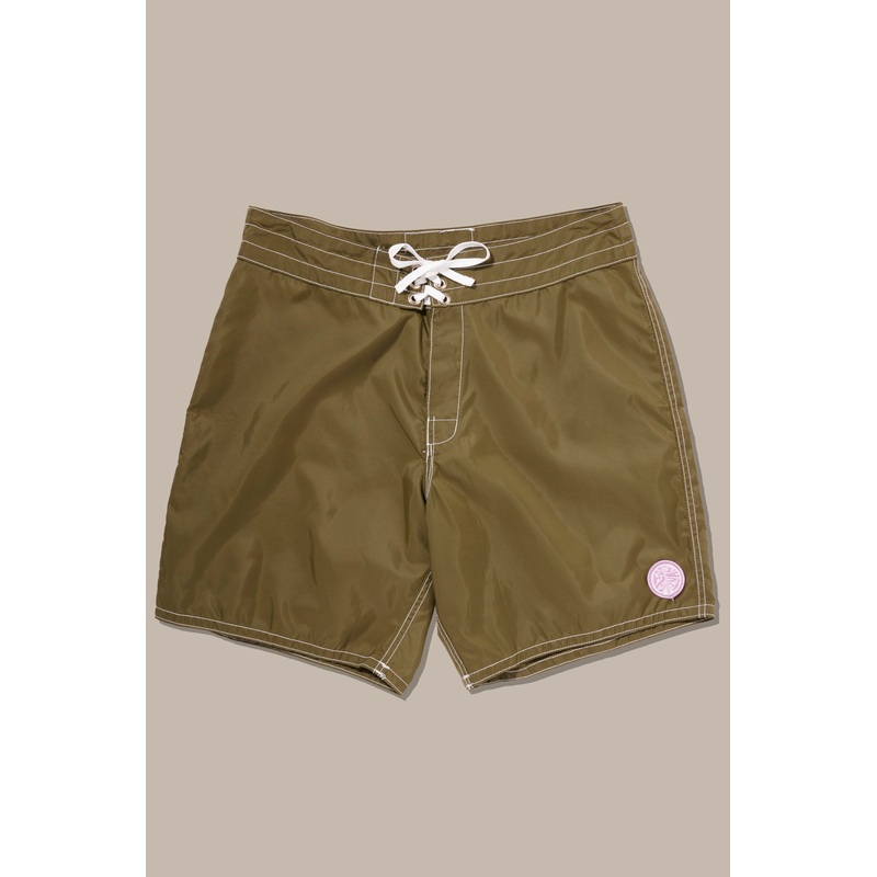 Birdwell x Glide Surf Co Boardshorts – Dark Olive