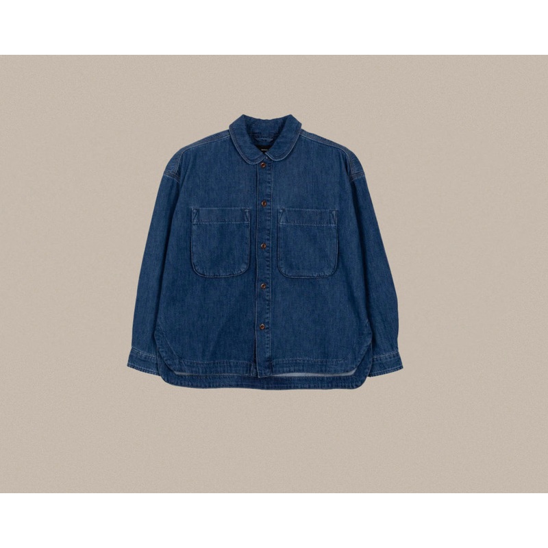 Finisterre Gwavas Denim Shirt – Washed Indigo