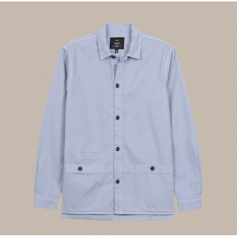Finisterre Tonkin Work Shirt – Heron Blue