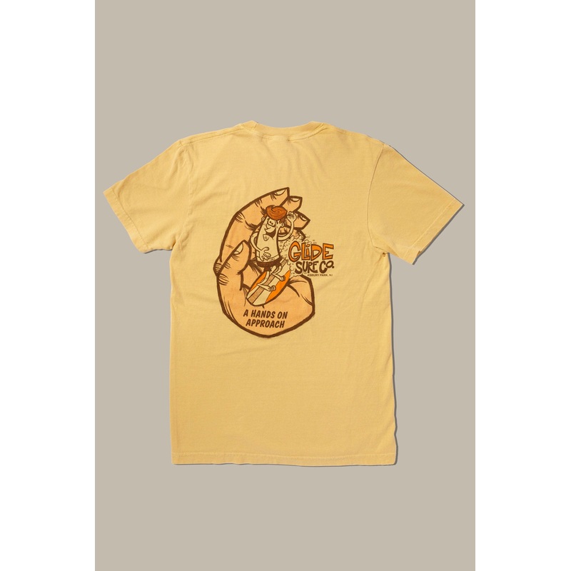 Glide Hands On Approach Tee – Mustard