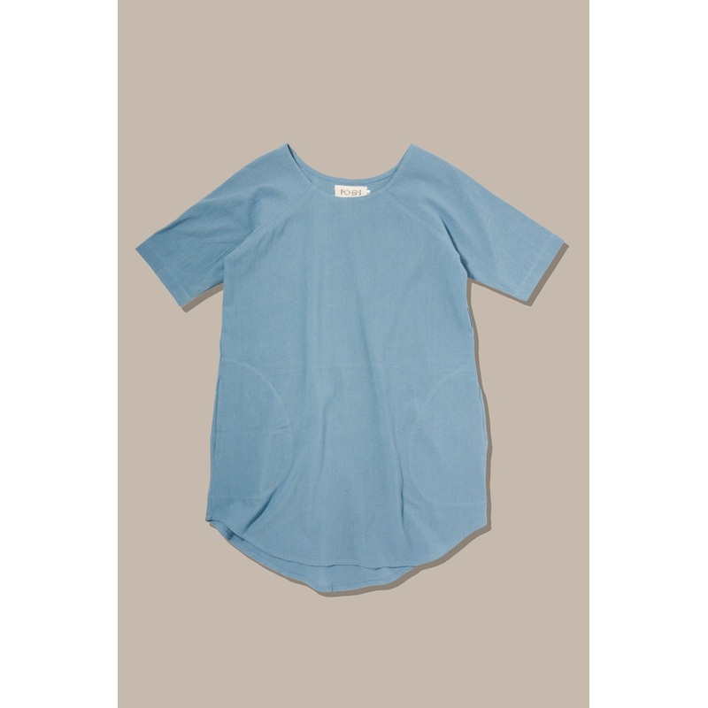 Po-em Indigo Cotton Tunic