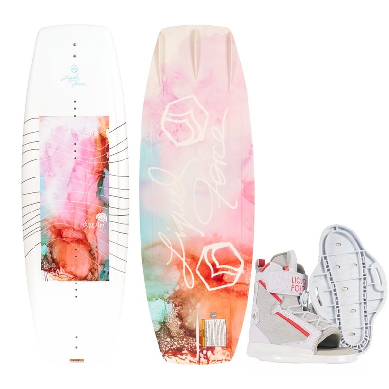 2024 Liquid Force Dream With Dream Bindings Kids Wakeboard Package