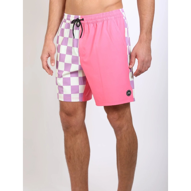 RUSTY CHECKMATE BOARD SHORTS