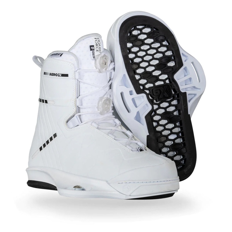 Liquid Force Aero 6X White Wakeboard Bindings 2024