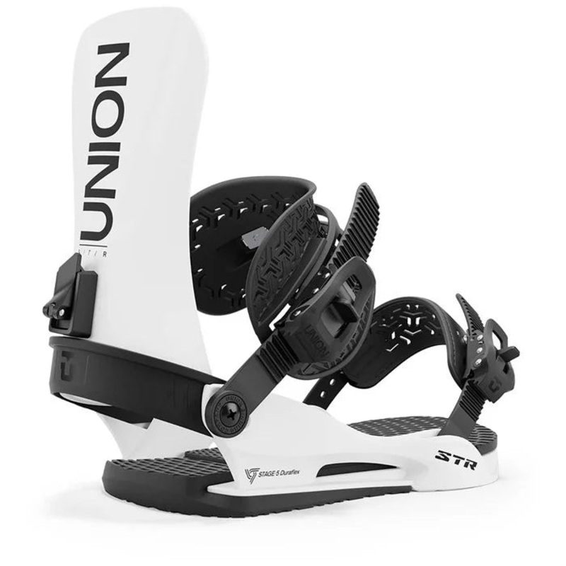 Union STR Snowboard Bindings 2025 – White