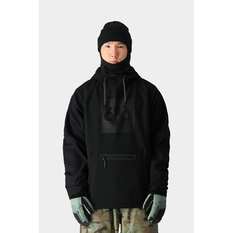 686 Mens Waterproof Hoody – Black