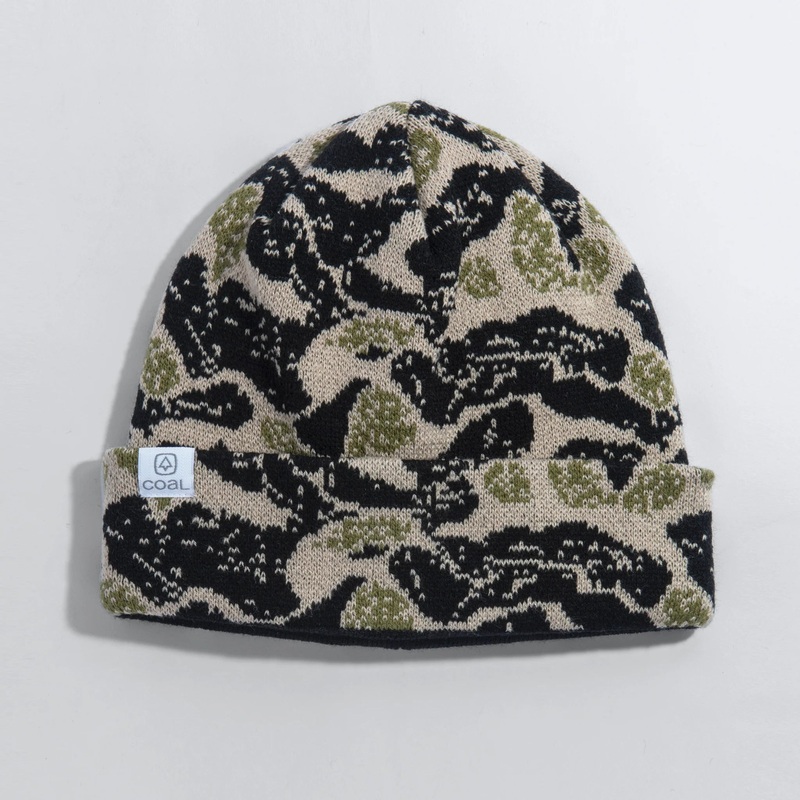 Coal Headwear Fjord Beanie – Grey Abstract Camo