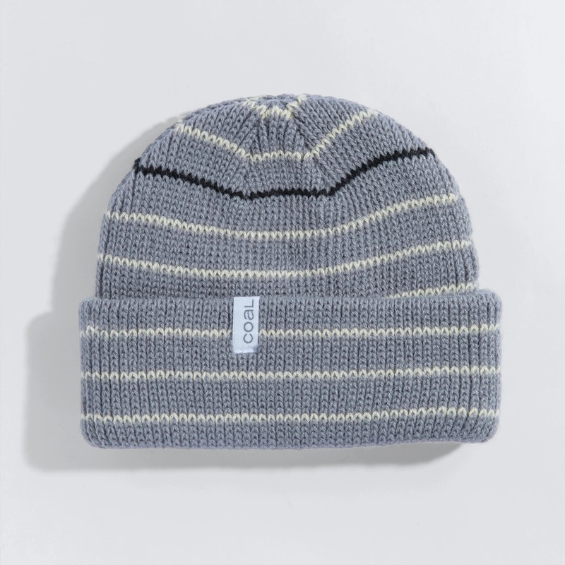 Coal Headwear Frena Beanie – Mid Grey Stripe
