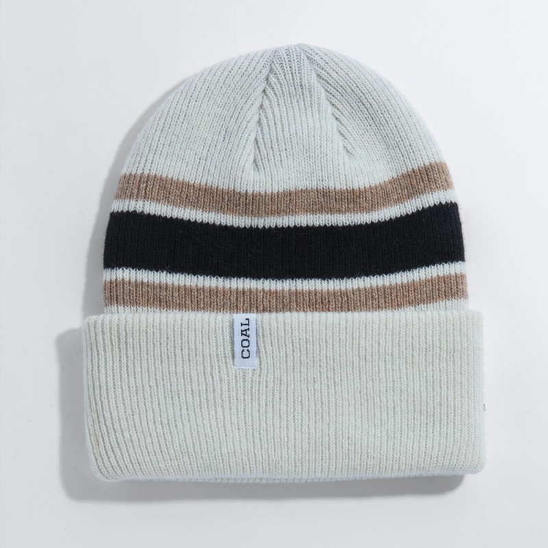 Coal Headwear Haines Beanie – Off White/Black
