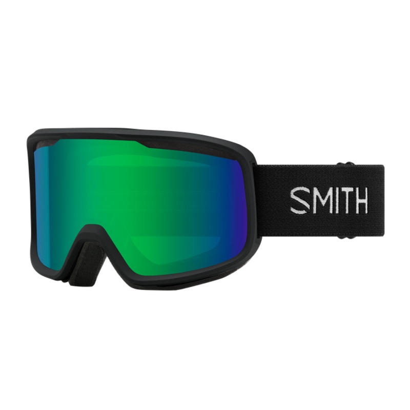 Smith Frontier Goggles 2025 – Black W/Green Mirror Lens