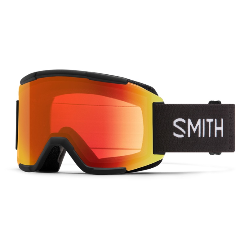 Smith Squad Goggles – Black W/Red Lens