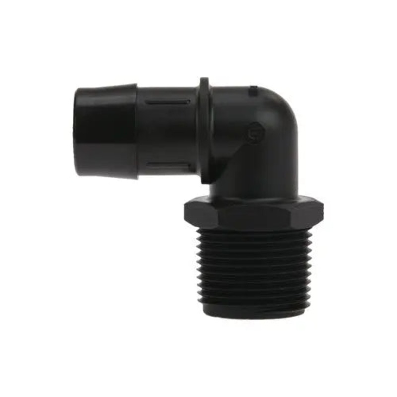 1″ NPT Thread to 1″ hose barb Elbow – Intake Connector