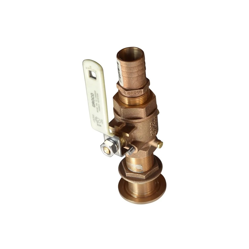 Brass Thru Hull Kit – 3 Piece Kit Designed for 1 1/2″ High Flow Pumps