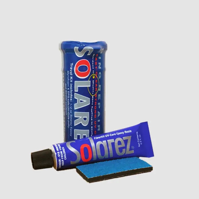 Solarez Epoxy Ding Repair Weenie Travel Kit – Epoxy and Sanding Bundle