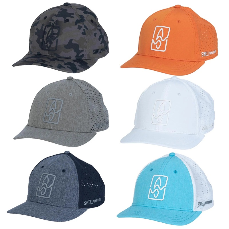 SWELL Wakesurf – 3D Logo Hat – 6 Panel Snapback