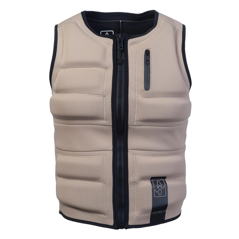 SWELL Wakesurf Vest – Men’s Sand – Ultimate Comfort Neoprene Jacket