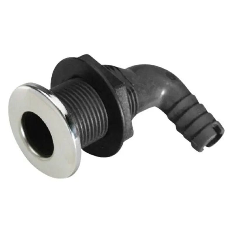 Thru Hull Elbow – Vent – 1″ Diameter – 1″ and 1 1/8″ hose
