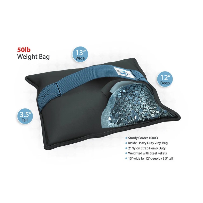Wakeballast Bag – 500 Lbs – 50 Lbs x 10 Qty – 10 Heavy Duty Bag Bundle