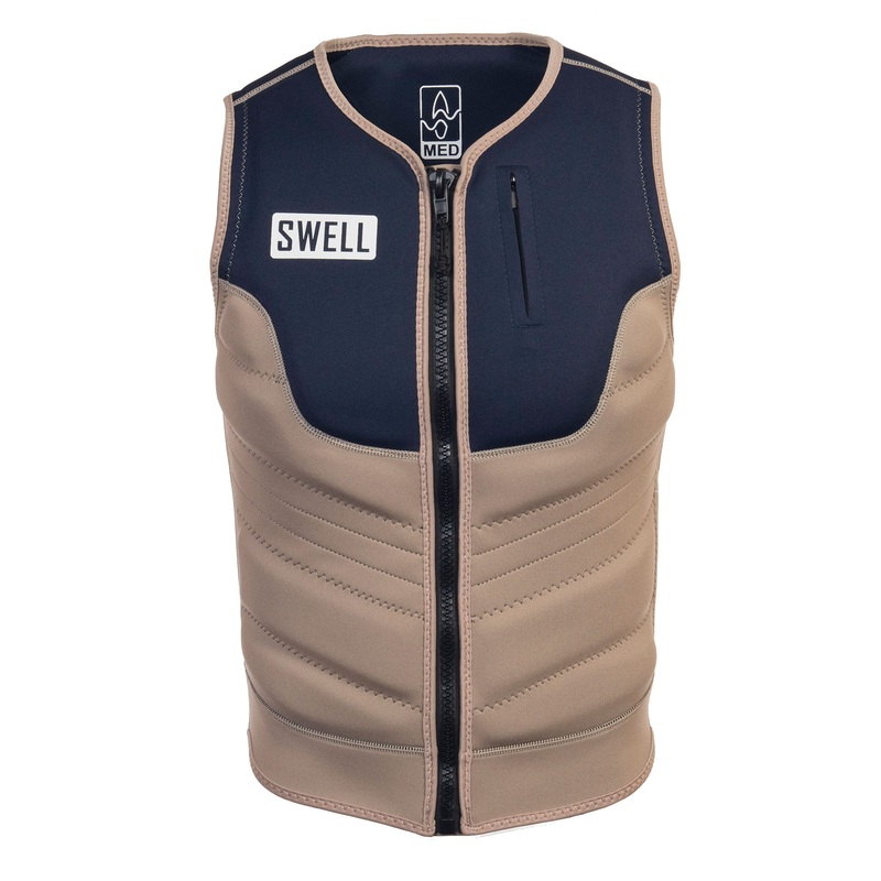 SWELL Pro Comp Vest – Men’s Camel –  Neoprene Jacket
