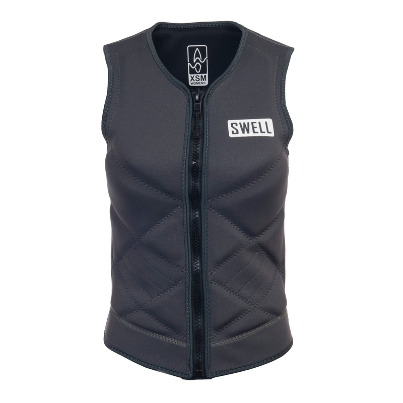 SWELL Pro Comp Vest – Women’s Charcoal – Neoprene Jacket