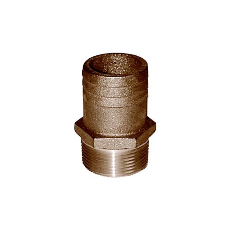 Bronze 1″ Pipe to Hose Adapter