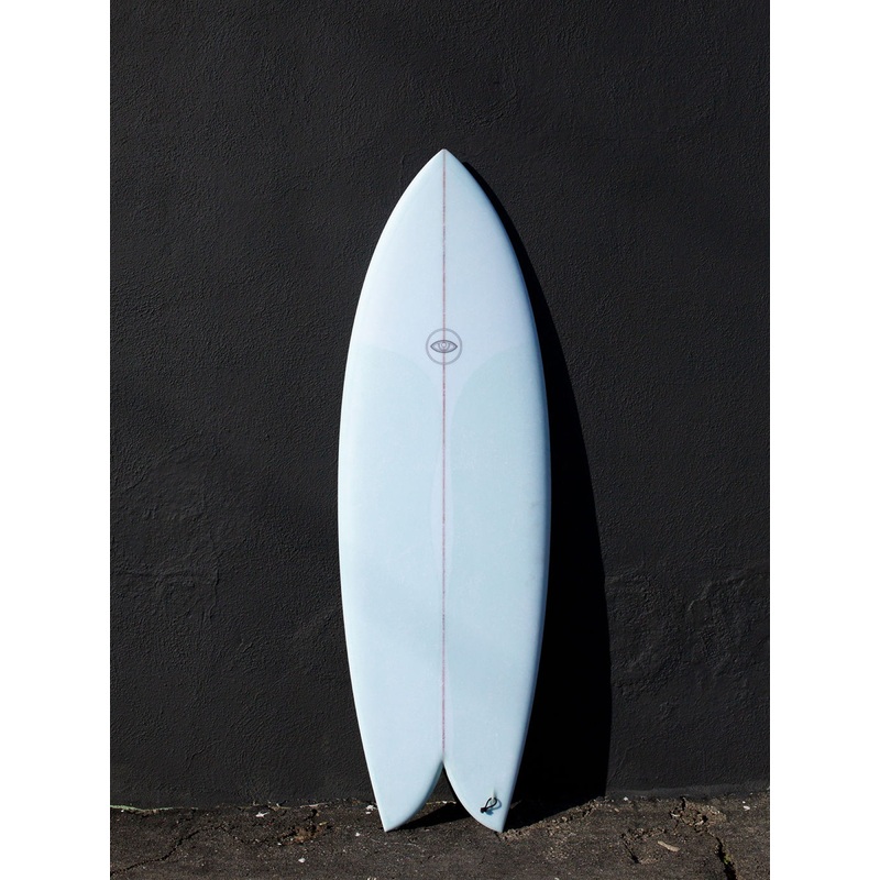 Eye Symmetry | The Turtle 5’6″ Twin Fish Sky Futures Surfboard