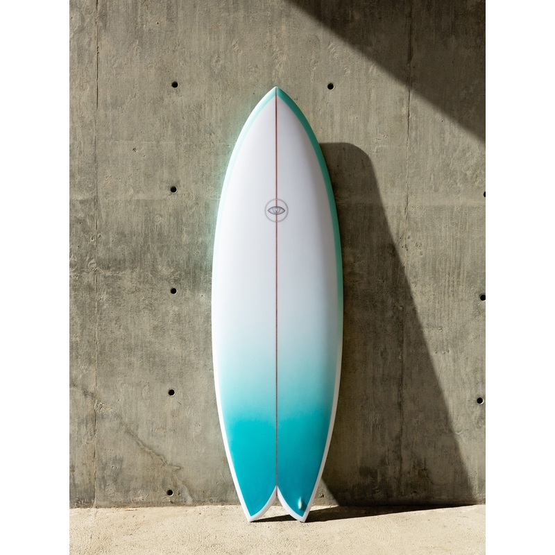 Eye Symmetry | Wombi Fish 5’6″ Clear Blue