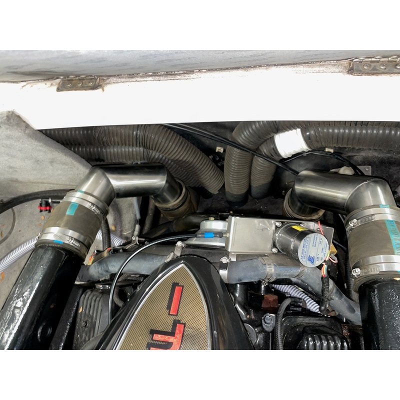 Stainless Replacement Mufflers for inboard wake boats