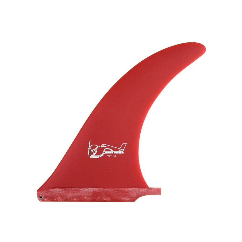 True Ames | 9 Greenough 4A Single Fin Solid Red