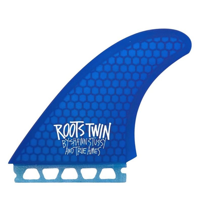 True Ames | Stussy Roots Twin Fin Blue Futures