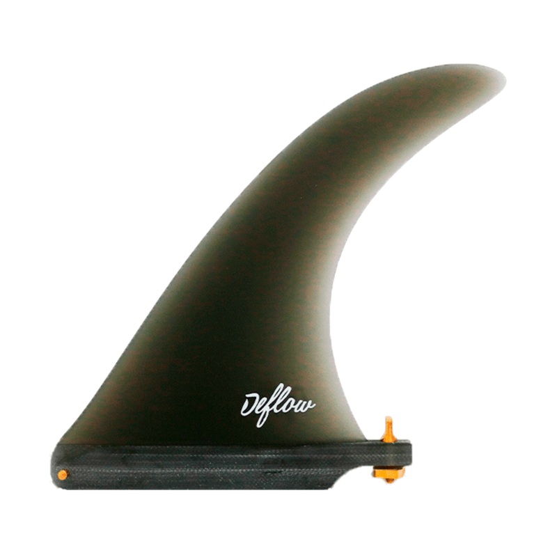Deflow | 7.5″ Mini Cream Single Fin Smoke