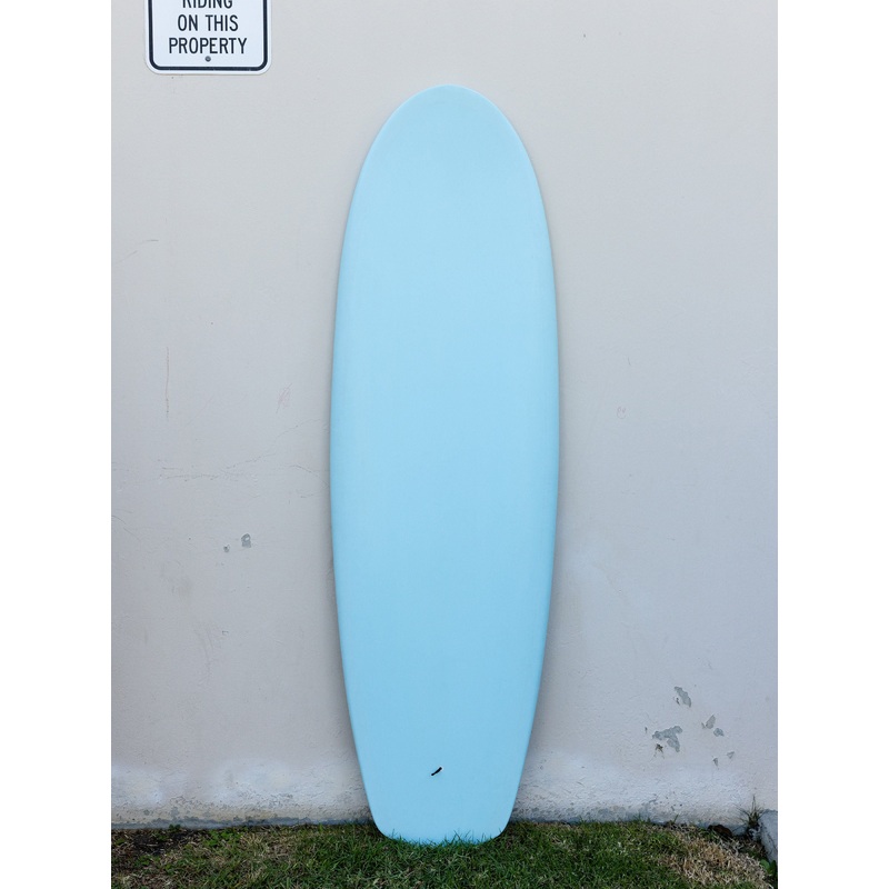 Koz McRae SurfingBoards | 6’2″ Stubby Diamond Tail Blue Surfboard